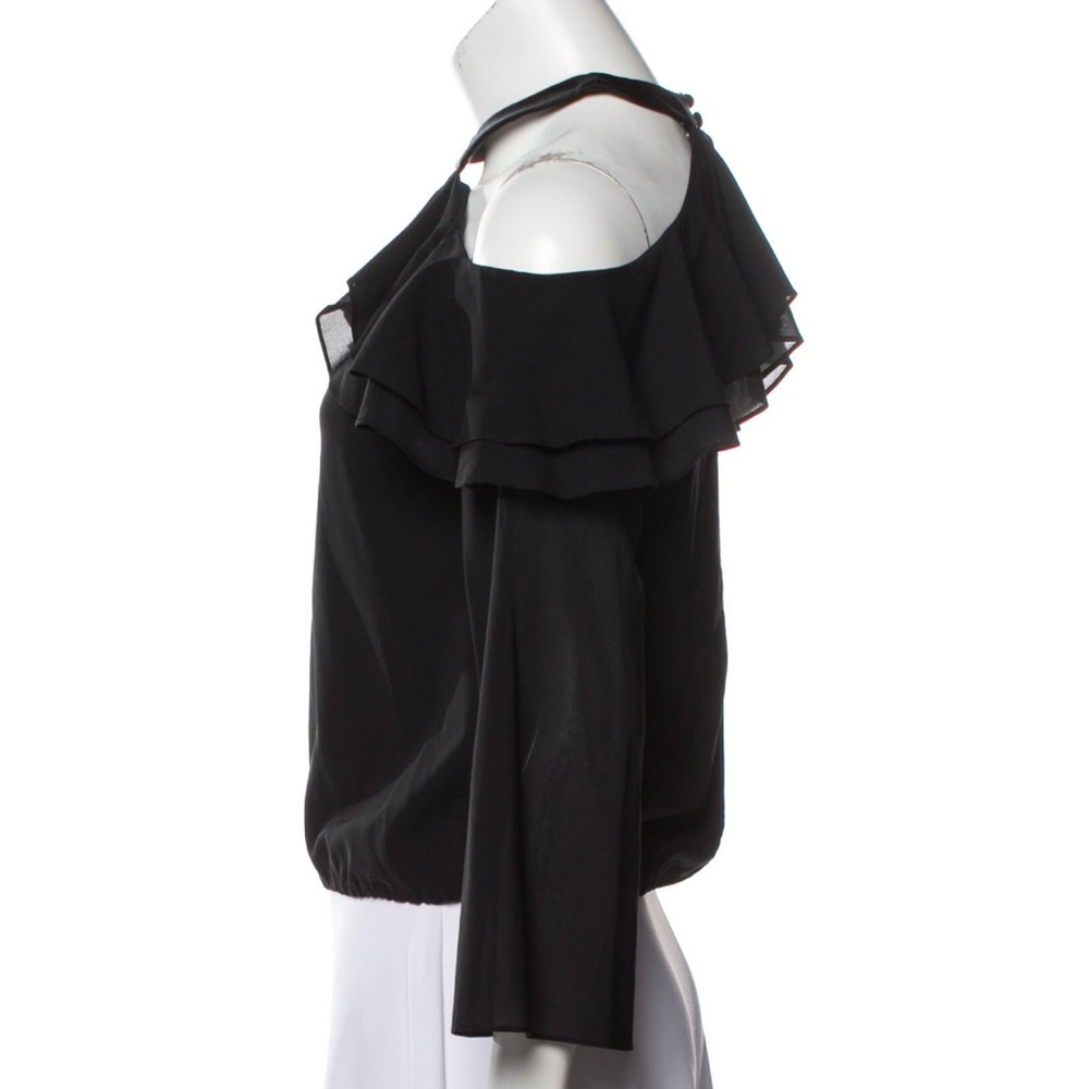 Alice + Olivia Silk Off - The - Shoulder Blouse - Picture 2 of 3
